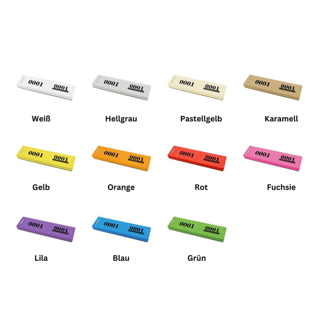 Nummernblock Mini - 1000 Abrisse