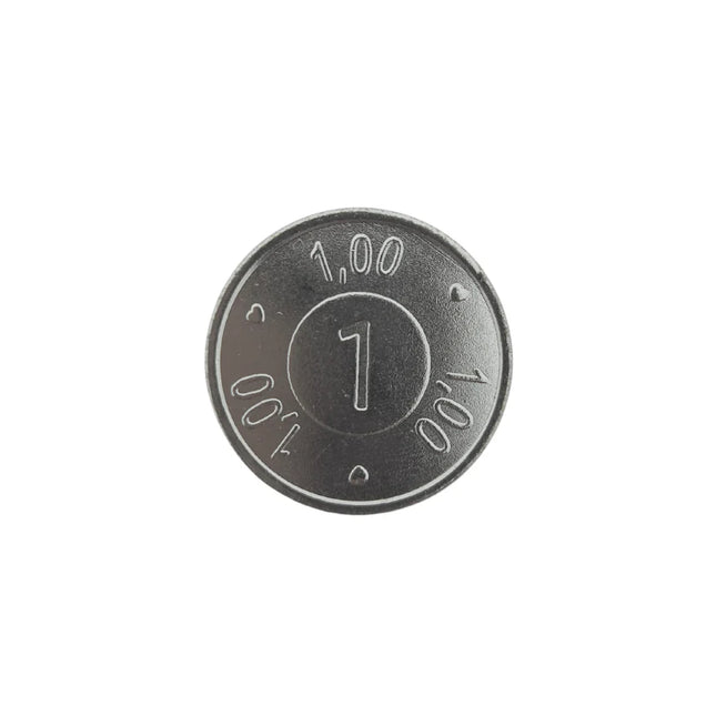 Automaten Münze 1€ Format - 100 Stück