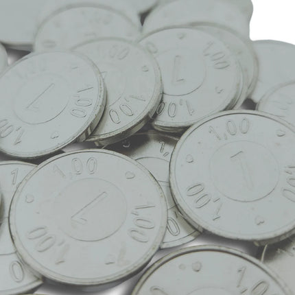 Automaten Münze 1€ Format - 100 Stück