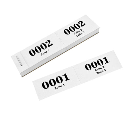 Nummernblock Varel eigener Tekst - 2000 Abrisse