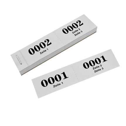 Nummernblock Varel eigener Tekst - 2000 Abrisse