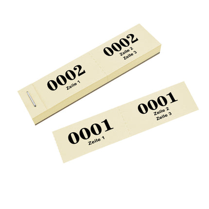 Nummernblock Varel eigener Tekst - 2000 Abrisse