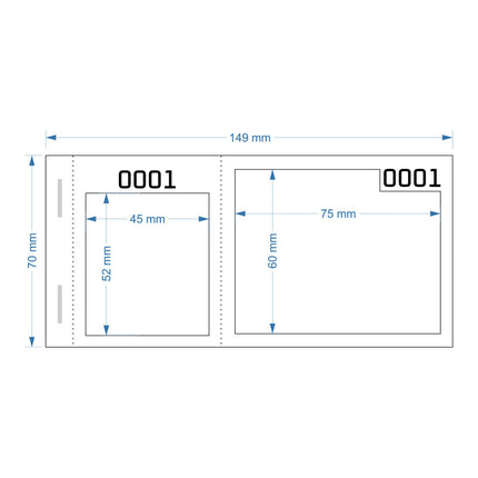 Große Lose selbst gestalten Vollfarbdruck - 600 Abrisse