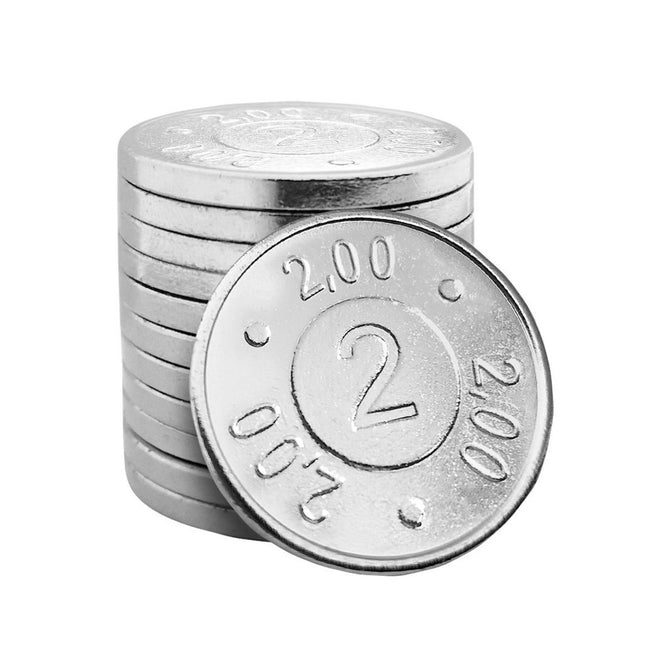 Automaten Münze 2€ Format - 100 Stück