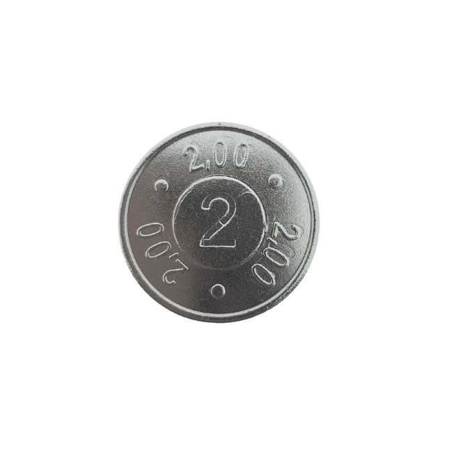 Automaten Münze 2€ Format - 100 Stück