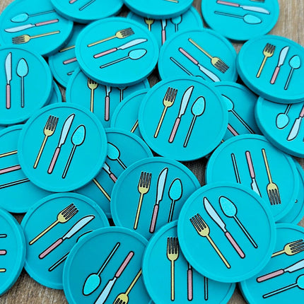 Wertmarken Chips Besteck - 100 Stück