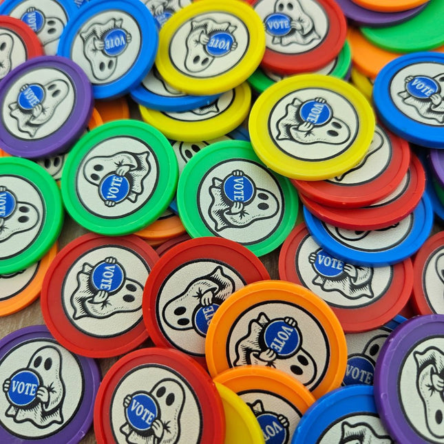 Wertmarken Chips selbst gestalten Ø29mm Farbenmix - 108 Stück