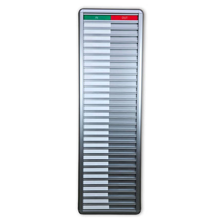 Anwesenheitstafel Professional IN/OUT - 30 Personen