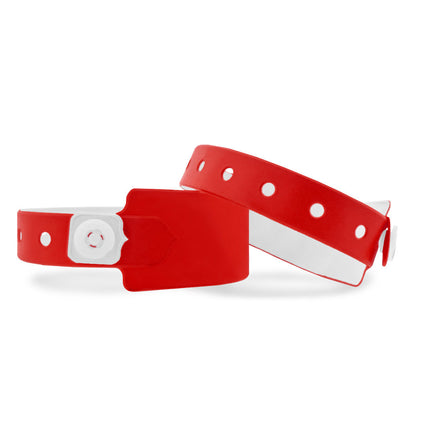 Vinyl Einlassbänder, Schnappverschluss - pro 100 Stück