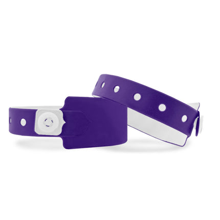 Vinyl Einlassbänder, Schnappverschluss - pro 100 Stück