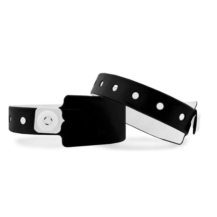 Vinyl Einlassbänder, Schnappverschluss - pro 100 Stück