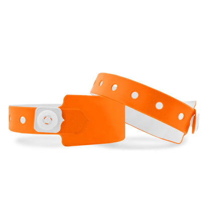 Vinyl Einlassbänder, Schnappverschluss - pro 100 Stück