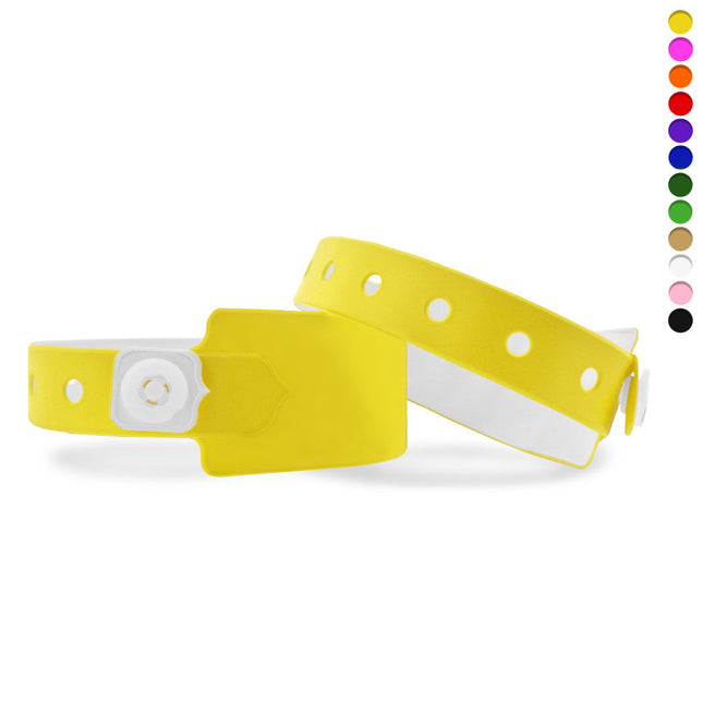 Vinyl Einlassbänder, Schnappverschluss - pro 100 Stück