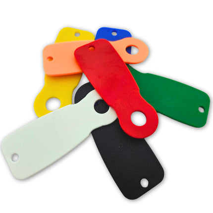 Einkaufswagenlöser Caddy Key, Farbenmix - 7 Stück