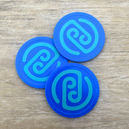 Wertmarken Chips selbst gestalten Ø70 mm - 50 Stück