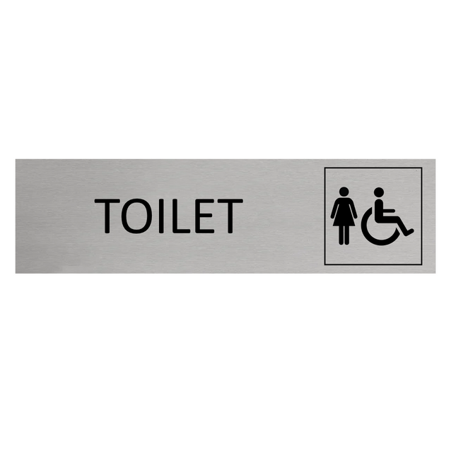 Türschild Toilet Damen & Barrierefrei