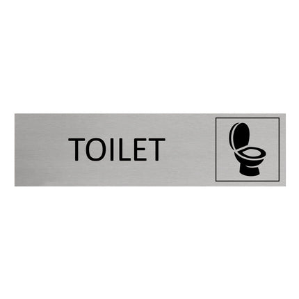 Türschild Toilet