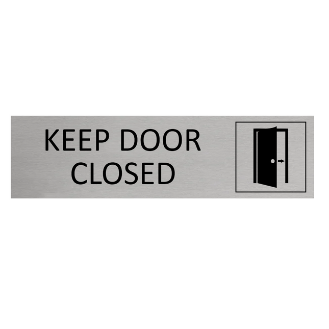 Türschild Keep Door Closed
