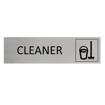 Türschild Cleaner