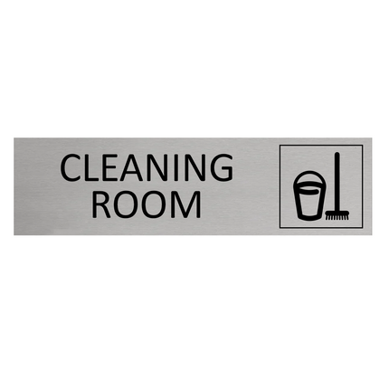 Türschild Cleaning Room