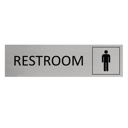 Türschild Restroom Men