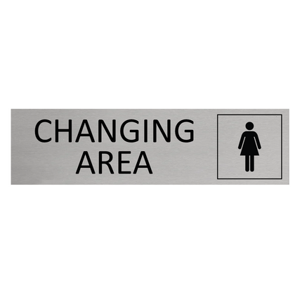 Türschild Womens Changing Area