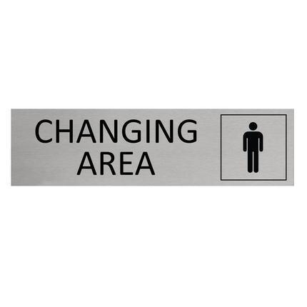 Türschild Men's Changing Area