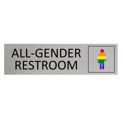 Türschild All-Gender Restroom