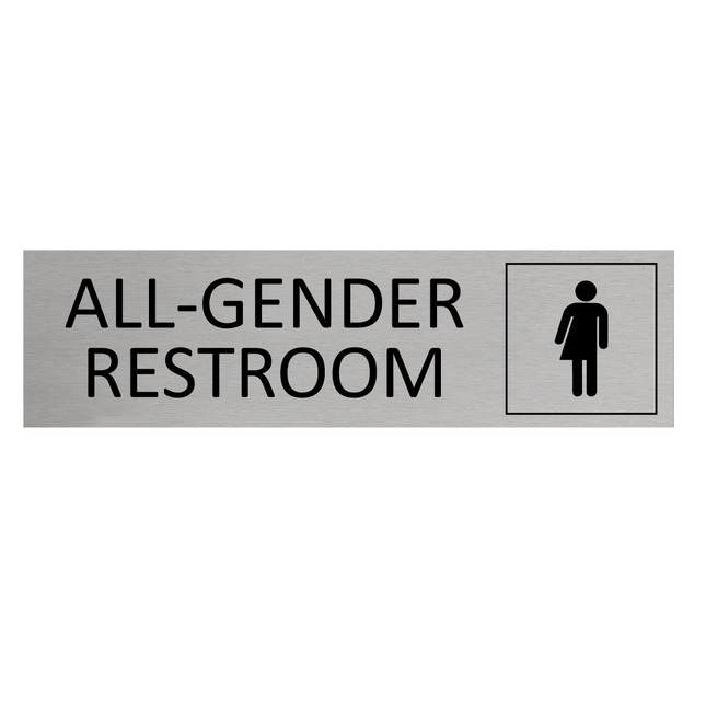 Türschild All-Gender Restroom