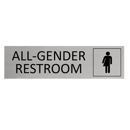 Türschild All-Gender Restroom