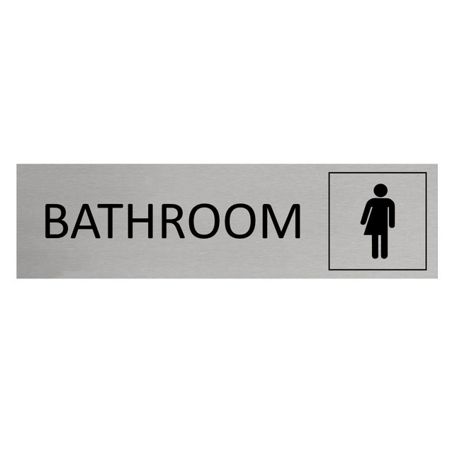 Türschild Bathroom Genderneutral