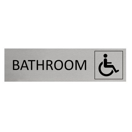 Türschild Accessible Bathroom