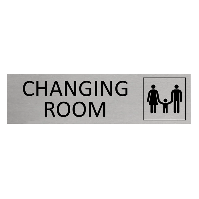 Türschild Family Changing Room