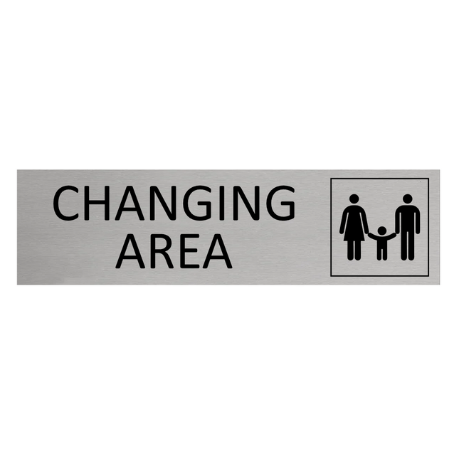 Türschild Family Changing Area