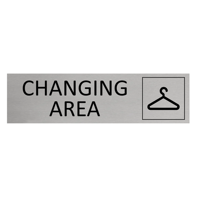 Türschild Changing Area
