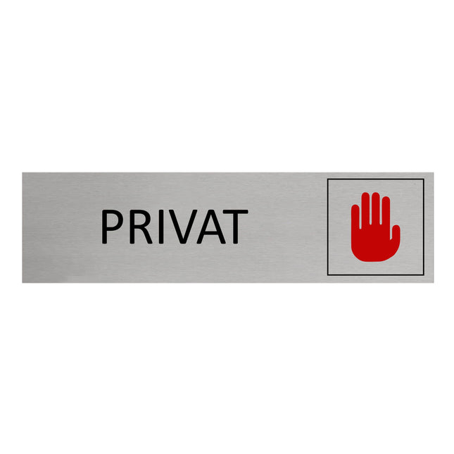 Türschild Privat