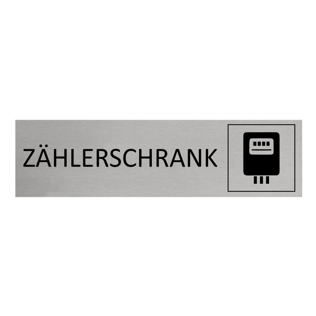 Türschild Zählerschrank
