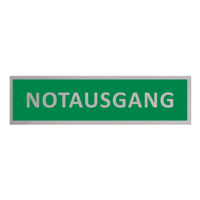 Türschild Notausgang