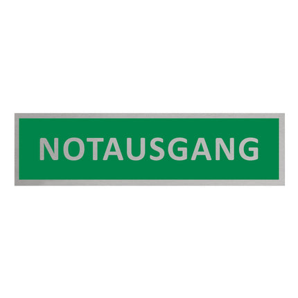 Türschild Notausgang