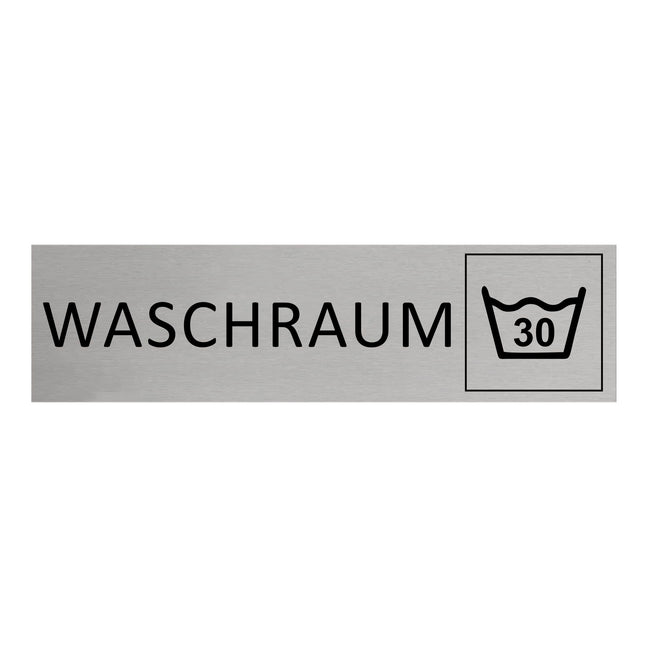 Türschild Waschraum