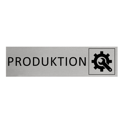 Türschild Produktion