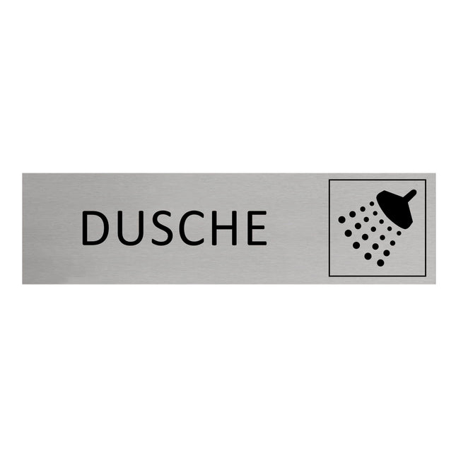 Türschild Dusche