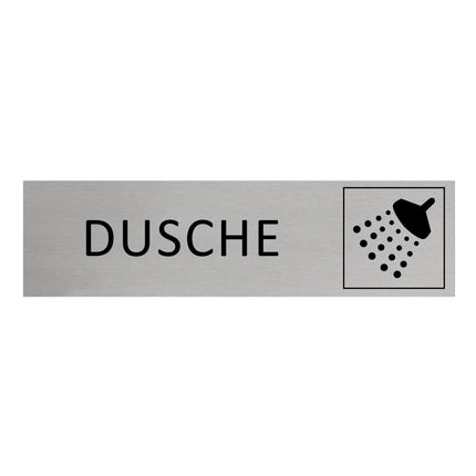 Türschild Dusche