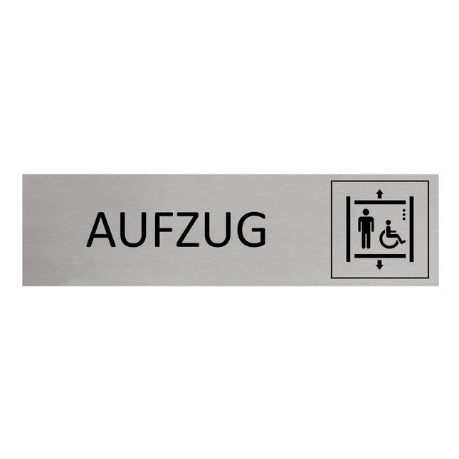 Türschild Aufzug