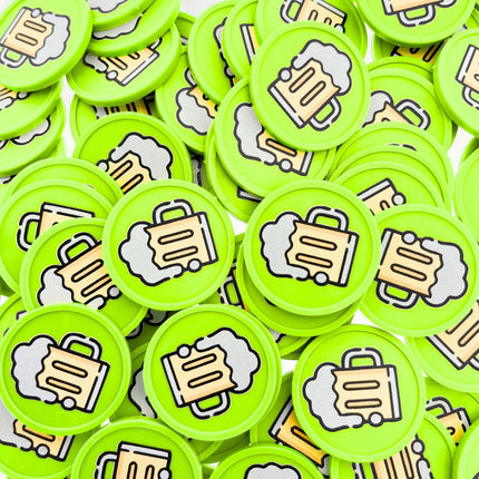 Wertmarken Chips Bierkrug - 100 Stück