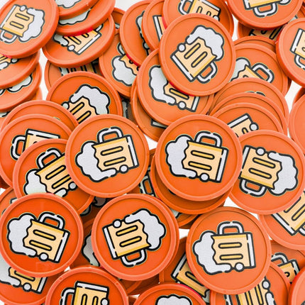 Wertmarken Chips Bierkrug - 100 Stück