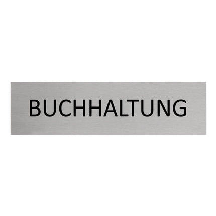 Türschild Buchhaltung