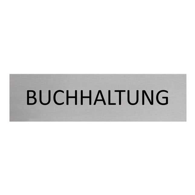 Türschild Buchhaltung