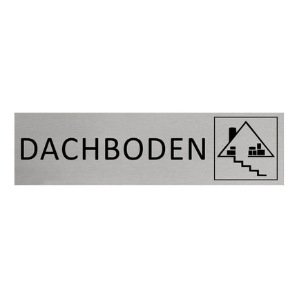 Türschild Dachboden