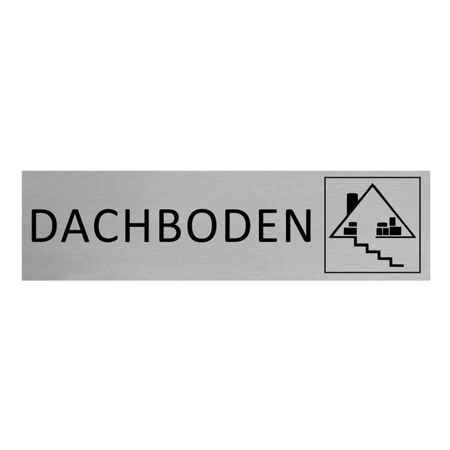 Türschild Dachboden
